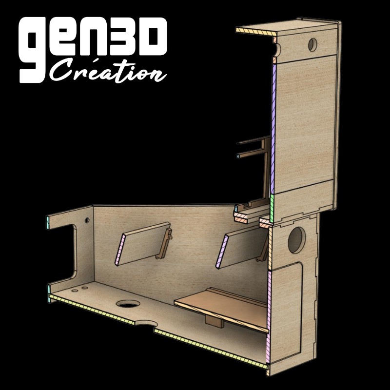KIT PINCAB 2.0 full DMD 43 Play / 32 Back — Gen3D Création
