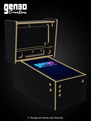 Kit Pincab 27 Play / 22 Back mélaminé noir