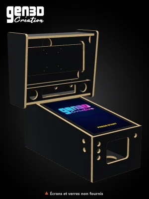 Kit Pincab 27 Play / 24 Back mélaminé noir