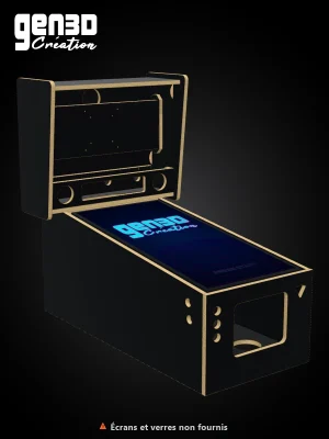 Kit Pincab 32 Play / 24 Back mélaminé noir