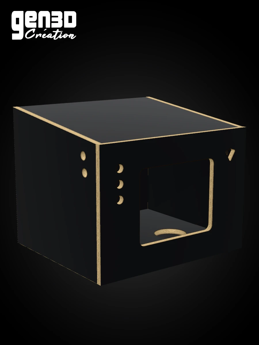 Kit Pinstubby VR mélaminé noir