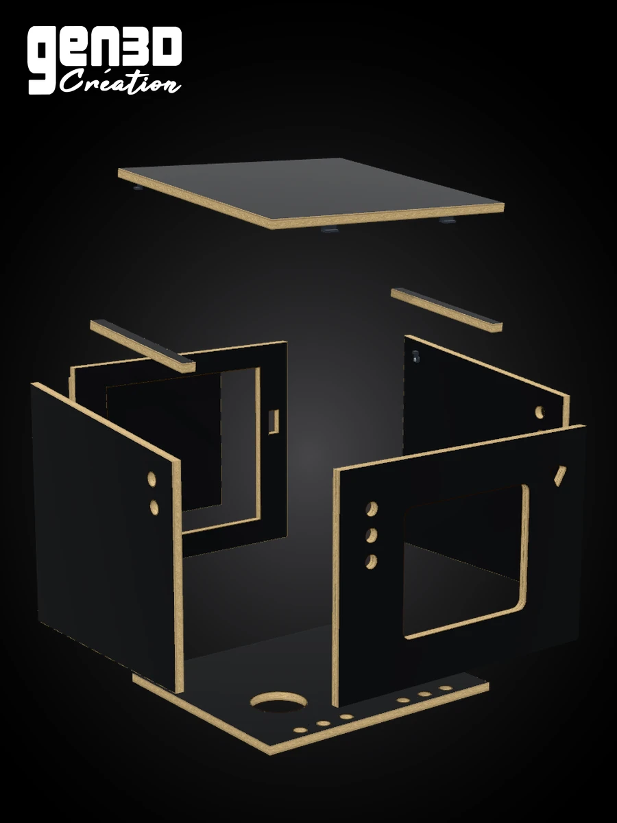 Kit Pinstubby VR mélaminé noir – Image 6